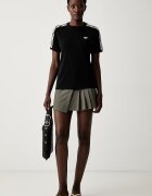 adidas Originals тениска дамска от памук с еластан Lace Injection черна LG4263