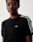 adidas Originals тениска дамска от памук с еластан Lace Injection черна LG4263