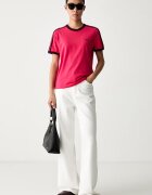 adidas Originals тениска дамска от памук с еластан розова KW0234