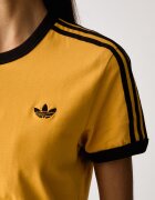 adidas Originals тениска дамска от памук с еластан жълта KS4775