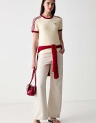 adidas Originals тениска дамска от памук жълта KS9994
