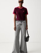 adidas Originals тениска дамска с памук бордо KW0237
