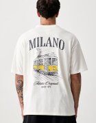 adidas Originals тениска мъжка от памук Milan бежова LG9392