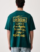 adidas Originals тениска мъжка от памук Powder Tongue зелена IA6000