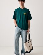 adidas Originals тениска мъжка от памук Powder Tongue зелена IA6000