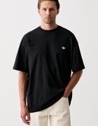 adidas Originals тениска мъжка от памук Trefoil Essentials черна IA7532