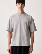 adidas Originals тениска мъжка с памук Trefoil Essentials сива IA7533