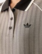 adidas Originals тениска с яка дамска кафява KX1871