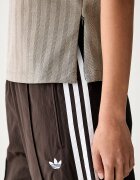 adidas Originals тениска с яка дамска кафява KX1871