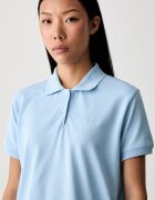 adidas Originals тениска с яка дамска с памук синя KT7992