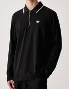 adidas Originals тениска с яка мъжка с памук черна KE4133