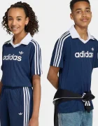 adidas Originals тениска с яка за деца тъмносиня HZ9628
