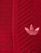 adidas Originals тениска тип пулове с яка дамска с вискоза Cable Knit червена KR7060
