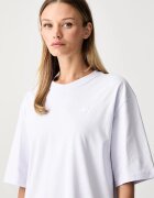 adidas Originals уголемена тениска дамска от памук Essentials виолетова KW0202