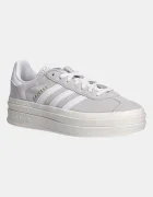 adidas Originals Велурени маратонки Gazelle Bold W в сиво HQ6893