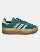adidas Originals Велурени маратонки Gazelle Bold W в зелено JS3358