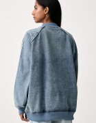 adidas Originals яке бомбър дамско от деним синьо KQ6473