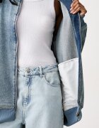 adidas Originals яке бомбър дамско от деним синьо KQ6473