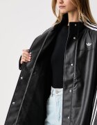 adidas Originals яке дамско от имитация на кожа Adilenium Season 6 Pleather Jacket черно LH1945