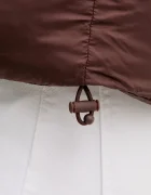 adidas Originals Яке Short Puffer в кафяво зимен модел JX2948