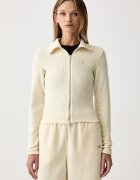 adidas Originals жилетка дамска Chenille Zip Up бежова LF6578