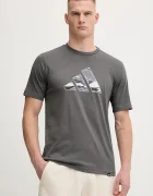 adidas Памучна тениска Camo Logo