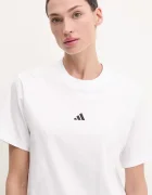 adidas Памучна тениска Essentials в бяло JC5944