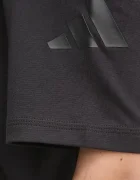adidas Памучна тениска Essentials в черно JD3081