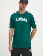 adidas Памучна тениска M C COLLE Collegiate