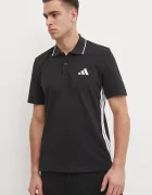 adidas Памучна тениска с яка Essentials