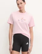 adidas Памучна тениска W Elem Flrl Tee