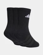 adidas Performance Детски чорапи с памук (3 чифта) в черно JZ0527