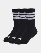 adidas Performance Детски чорапи с памук (3 чифта) в черно KD1719