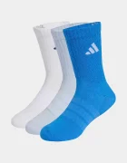 adidas Performance Детски чорапи с памук (3 чифта) в синьо KD1726