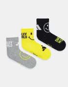 adidas Performance Детски чорапи SMILEY (3 чифта)