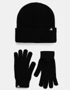 adidas Performance Детски шапка и ръкавици (2 броя) в черно JP2783