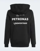 adidas Performance Детски суичър MERCEDES в черно с качулка с десен KF0167
