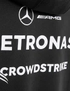 adidas Performance Детски суичър MERCEDES в черно с качулка с десен KF0167