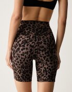 adidas Performance къс клин дамски Optime Essentials кафяв с висока талия KZ2519
