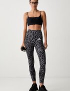 adidas Performance панталон за трениране дамски Optime Essentials сив с висока талия KS6212