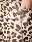 adidas Performance спортен къс панталон дамски Essentials бежов с висока талия KH4854