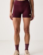 adidas Performance спортен къс панталон дамски Originals Sport бордо със стандартна талия KT6965