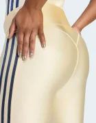 adidas Performance спортен клин дамски Originals Sport жълт със стандартна талия KT7088