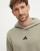 adidas Performance Суичър за трениране Designed for Training в зелено с качулка с изчистен дизайн JE6690