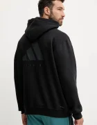 adidas Performance Суичър за трениране POWER мъжки в черно с качулка с изчистен дизайн JZ6248