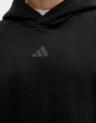 adidas Performance Суичър за трениране POWER мъжки в черно с качулка с изчистен дизайн JZ6248