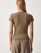 adidas Performance тениска за трениране дамска Essentials бежова KQ8382