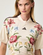 adidas рокля x Farm Rio бежова на цветя KR0257
