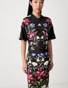 adidas рокля x Farm Rio черна на цветя KR0256
