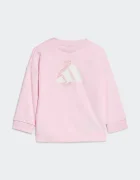 adidas спортен анцуг за деца с памук розов KC9645